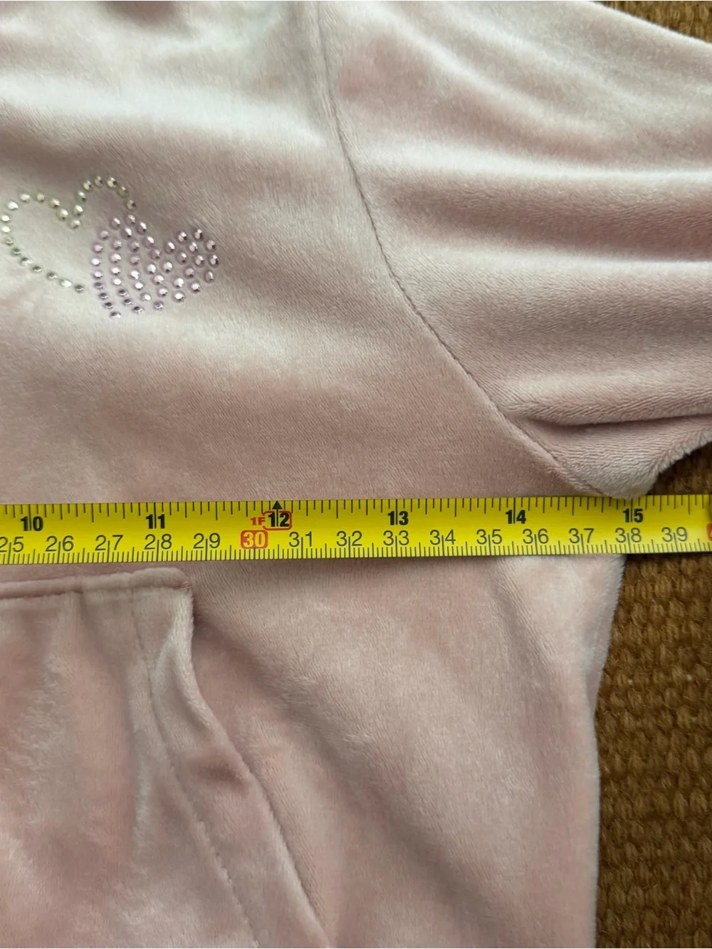 H&M Girls Velour 2-Piece Tracksuit Set – Pink – Size 4T